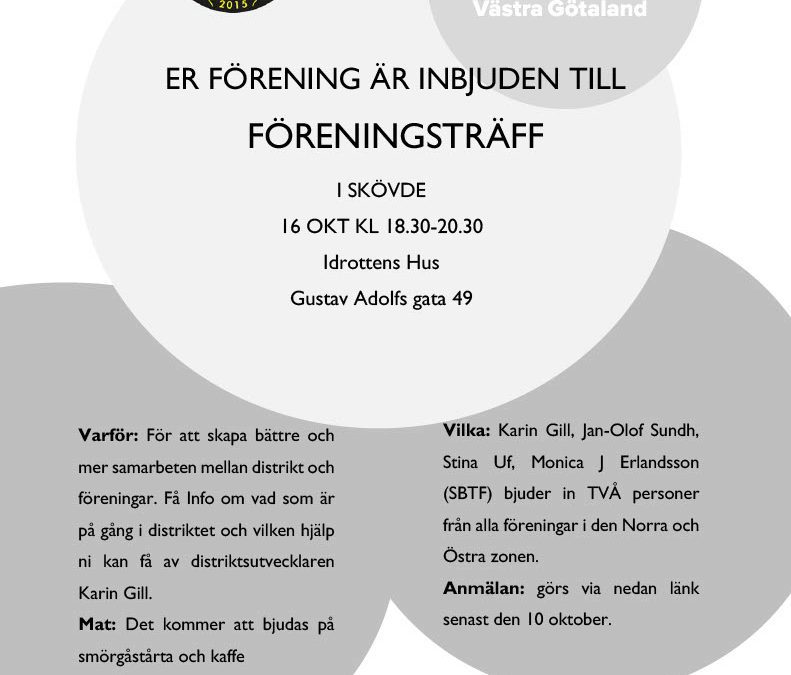 Föreningsträff