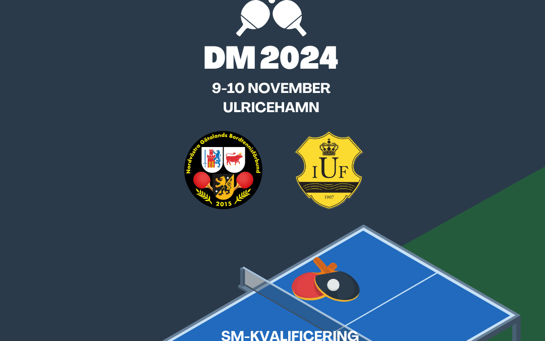 Inbjudan till DM i Ulricehamn 9-10 november