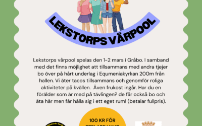 Tjejhäng vi samband med Lekstorps vårpool