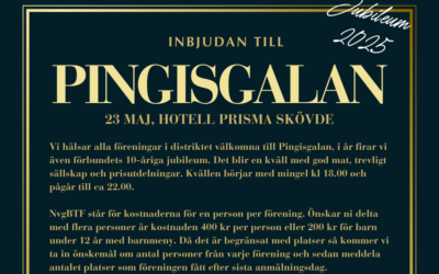 Inbjudan till Pingisgalan